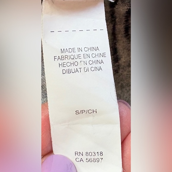 Women’s Lucky Brand Aztec Drape Front Waterfall Cardigan Sweater Gray Navy Small - Picture 6 of 7